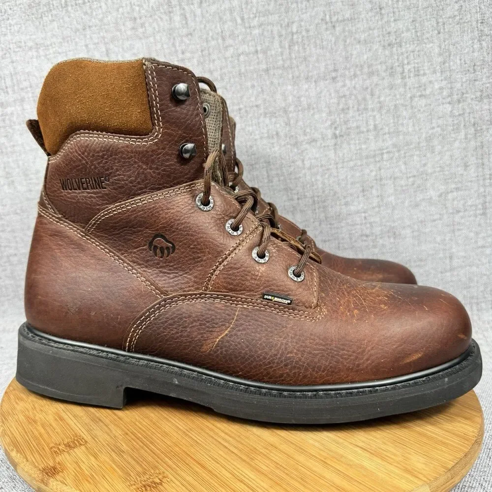 Wolverine Boots Men's 13 M Tremor DuraShocks Work Safety Leather